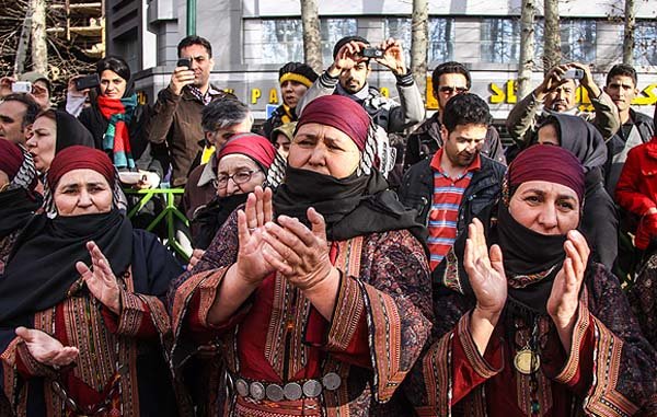 زنان عشایر در کارناوال میدان ونک