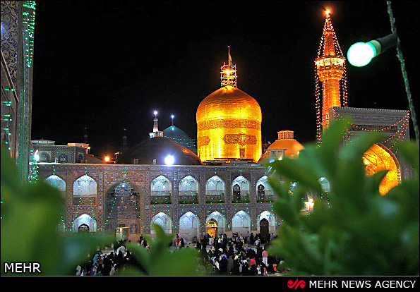 حرم امام رضا در اعیاد شعبانیه (عکس) حرم امام رضا در اعیاد شعبانیه (عکس)