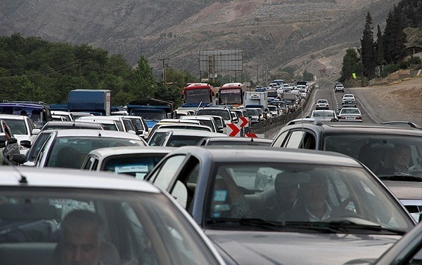 تصاویر: ترافیک سنگین «هراز»