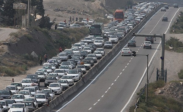 تصاویر: ترافیک سنگین «هراز»