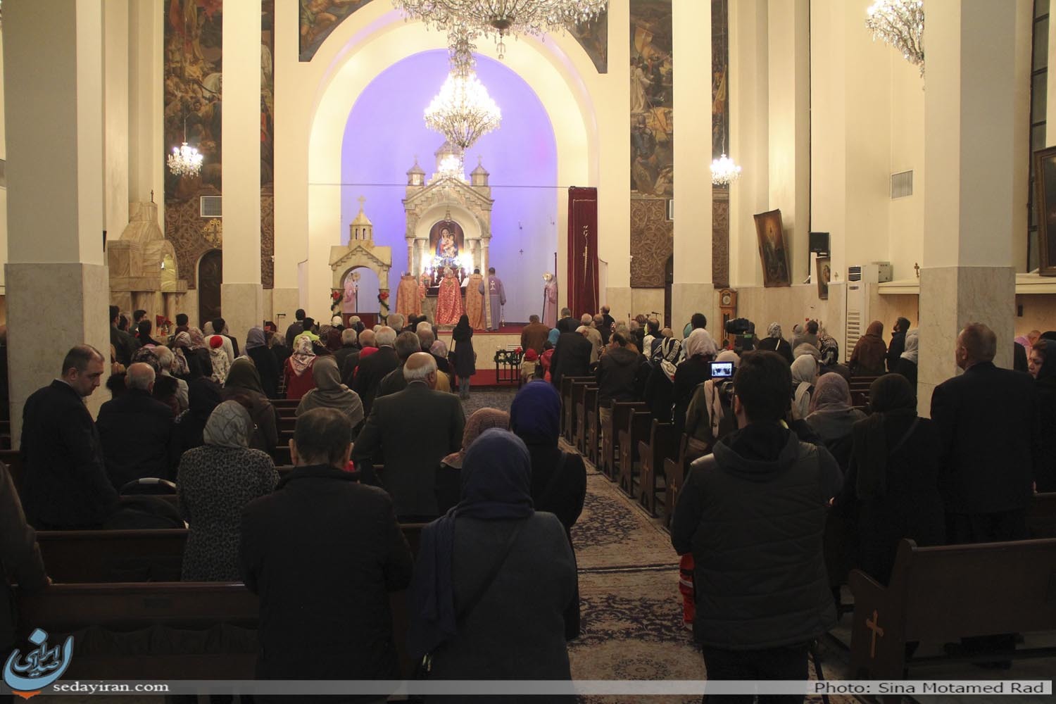 (تصاویر) جشن سال نو میلادی در کلیسای سرکیس مقدس (تصاویر) جشن سال نو میلادی در کلیسای سرکیس مقدس