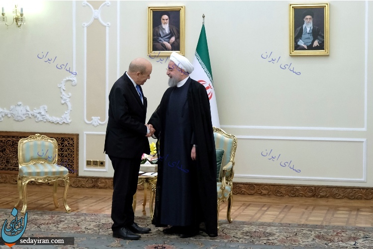 دیدار وزیرخارجه فرانسه با رئیس جمهور
