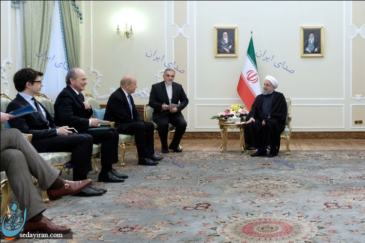 دیدار وزیرخارجه فرانسه با رئیس جمهور