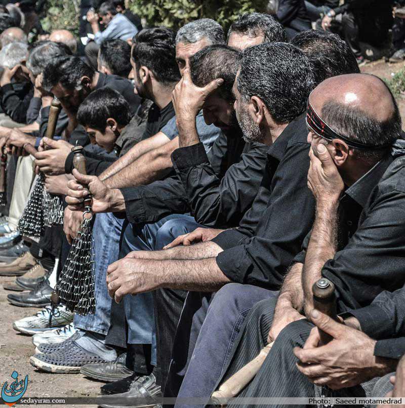 (تصاویر)-مراسم آئین سنتی تعزیه خوانی درروستای گرمارودقزوین