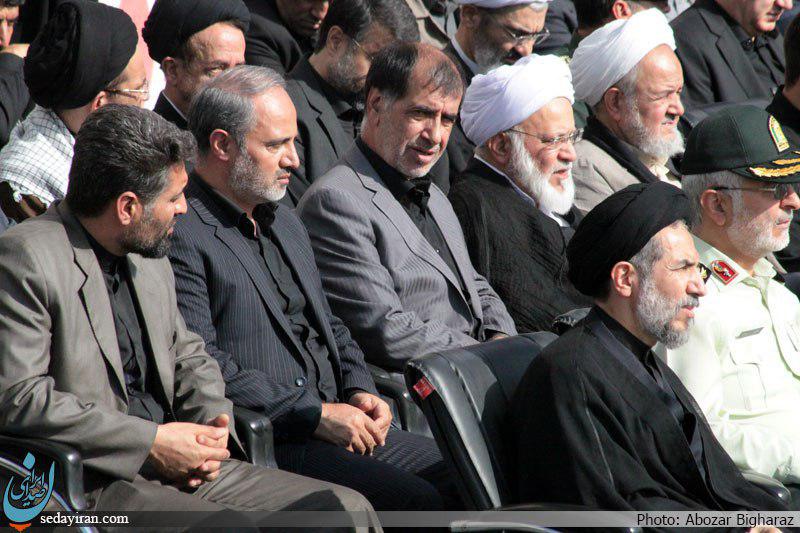 (تصاویر)-حضورشخصیت هادرمراسم تشییع پیکرشهیدمحسن حججی