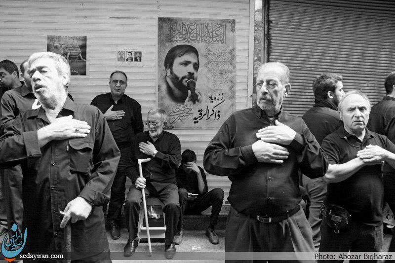 (تصاویر)-مراسم عزاداری تاسوعای حسینی دربازارتهران