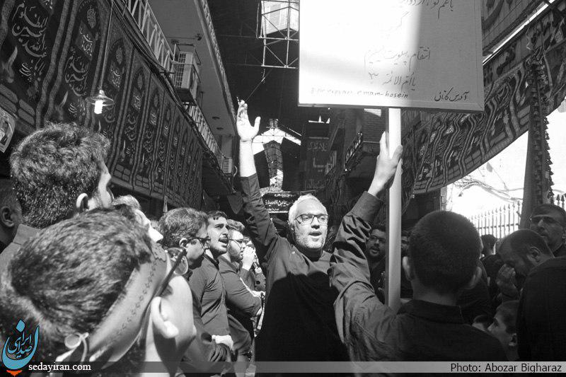 (تصاویر)-مراسم عزاداری تاسوعای حسینی دربازارتهران