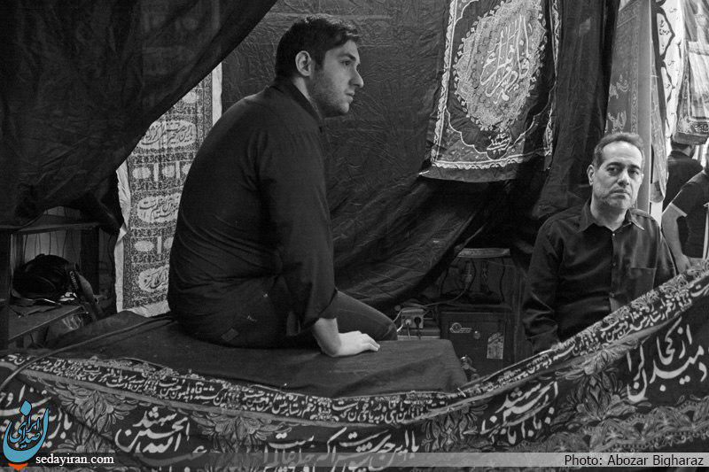(تصاویر)-مراسم عزاداری تاسوعای حسینی دربازارتهران