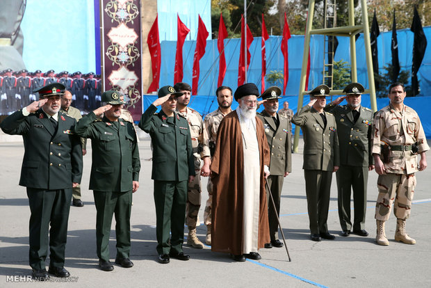 (تصاویر)-مراسم مشترک دانش‌آموختگی دانشجویان دانشگاه‌های افسری ارتش