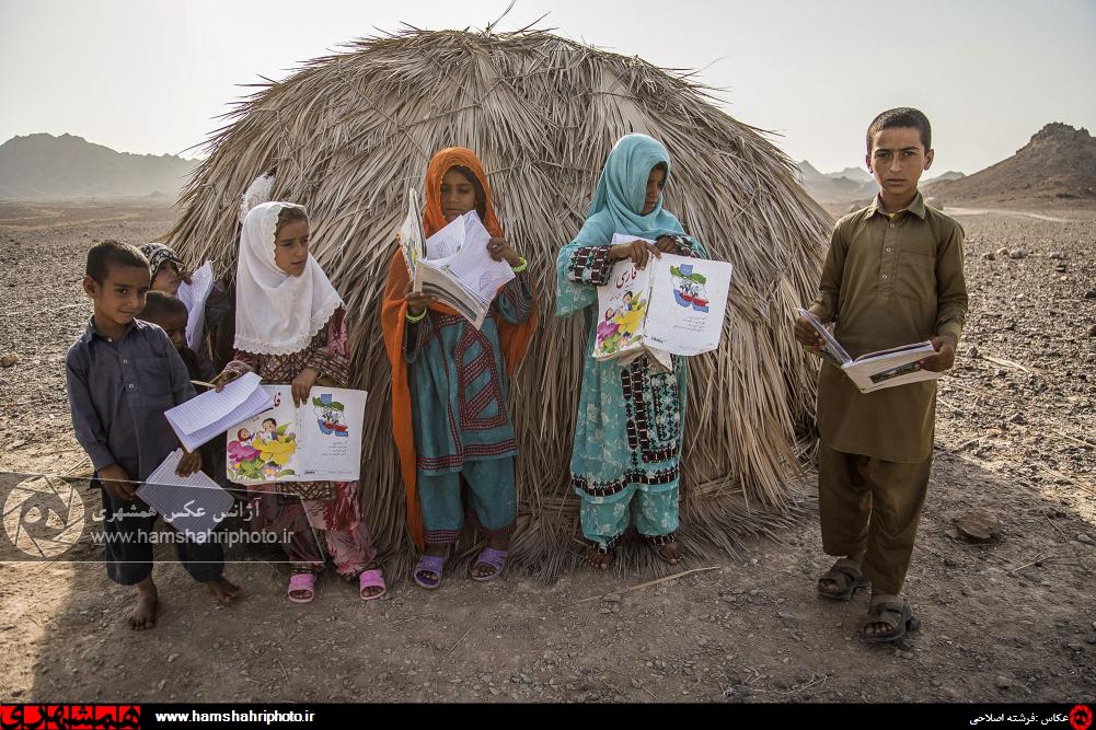 (تصاویر)-مدارس کپری سیستان و بلوچستان