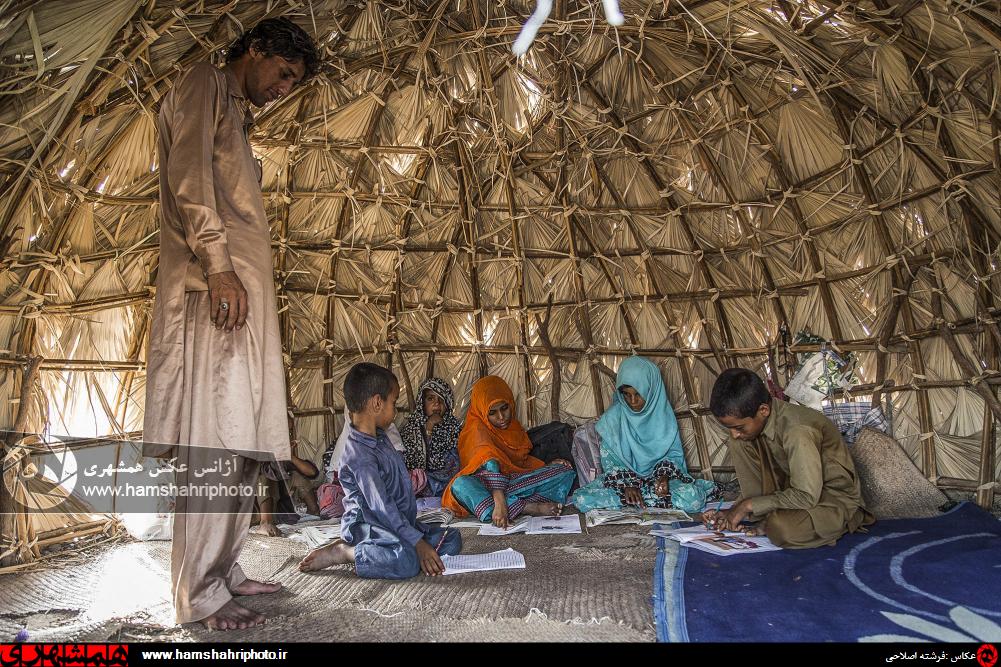 (تصاویر)-مدارس کپری سیستان و بلوچستان