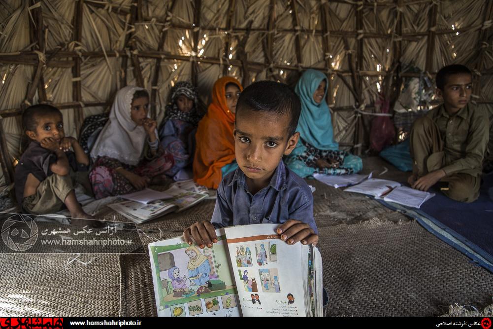 (تصاویر)-مدارس کپری سیستان و بلوچستان