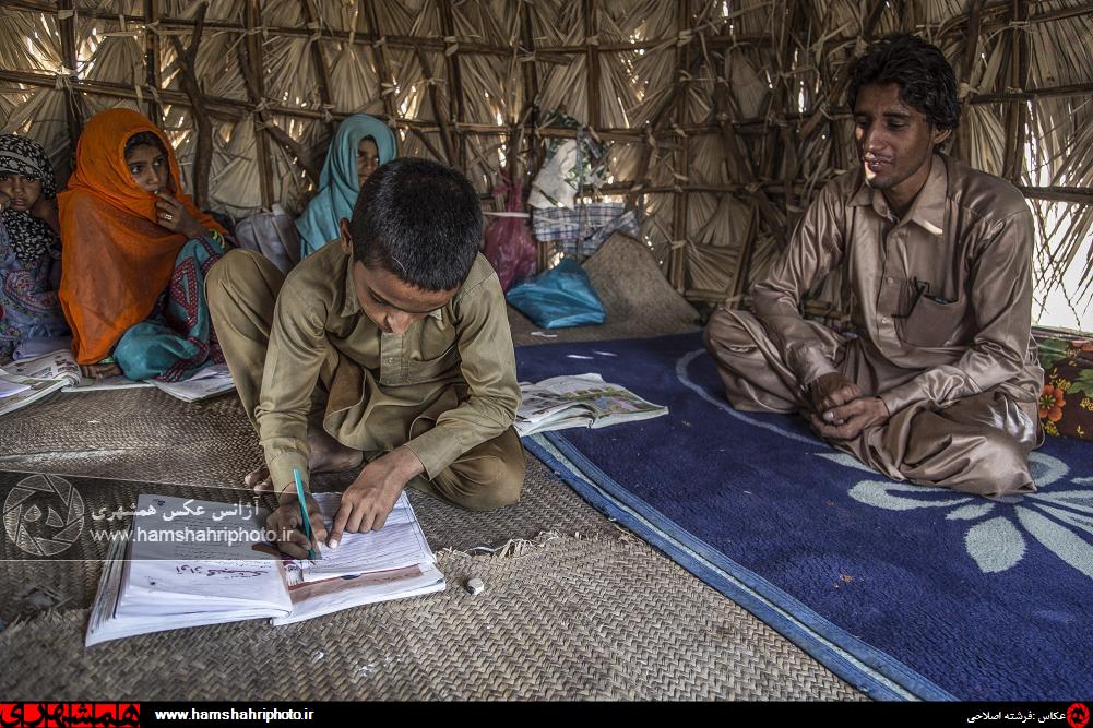 (تصاویر)-مدارس کپری سیستان و بلوچستان