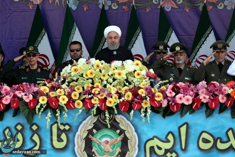 (تصاویر) مراسم روز ارتش با حضور رئیس جمهور