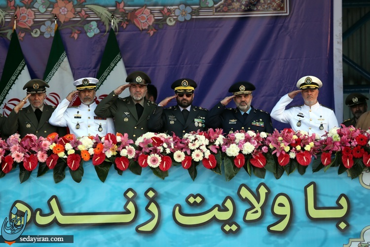 (تصاویر) مراسم روز ارتش با حضور رئیس جمهور
