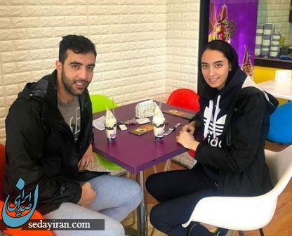 کیمیا علیزاده و همسرش