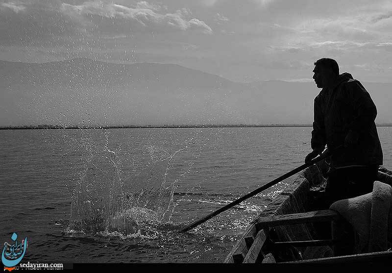 (تصاویر) صید ماهی در سواحل دریای خزر