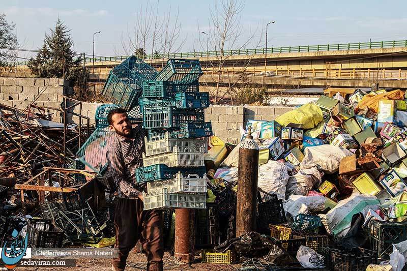 (تصاویر) لقمه نانی از ضایعات!