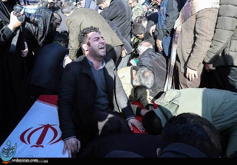(تصاویر) تشییع شهدای حادثه سقوط بوئینگ ۷۰۷