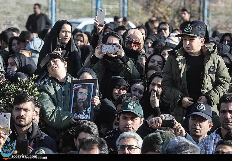 (تصاویر) تشییع شهدای حادثه سقوط بوئینگ ۷۰۷
