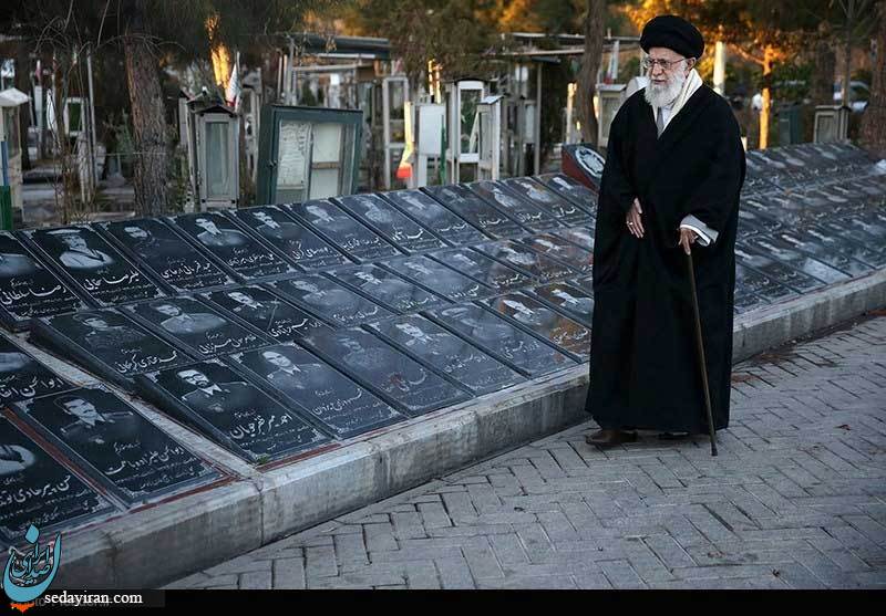 (تصاویر) حضور رهبرمعظم انقلاب در مرقد مطهر امام خمینی(ره) و گلزار شهیدان