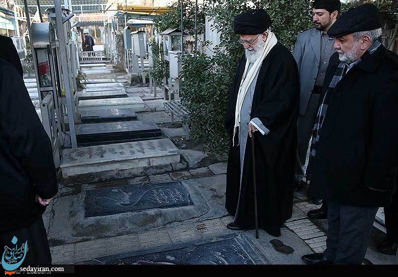 (تصاویر) حضور رهبرمعظم انقلاب در مرقد مطهر امام خمینی(ره) و گلزار شهیدان
