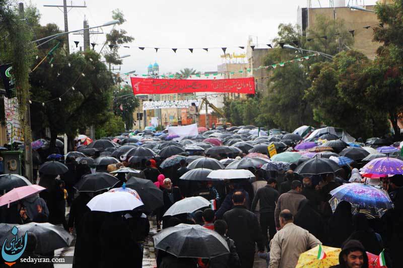 (تصاویر) راهپیمایی چهلمین سالگرد پیروزی انقلاب اسلامی در لارستان