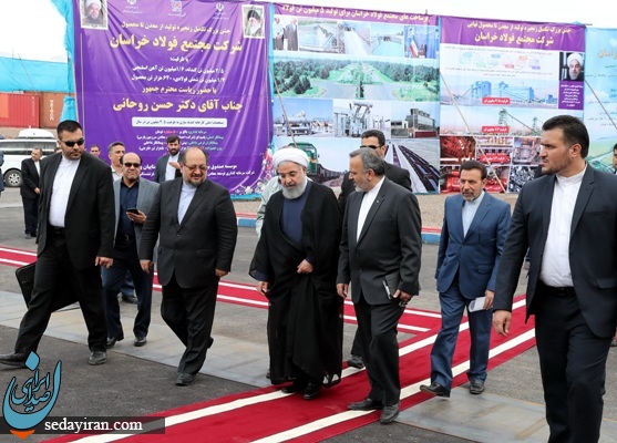(تصاویر) روحانی در مشهد (تصاویر) روحانی در مشهد