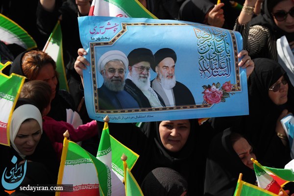 (تصاویر) روحانی در مشهد (تصاویر) روحانی در مشهد