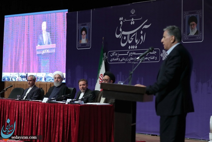 (تصاویر) روحانی در تبریز