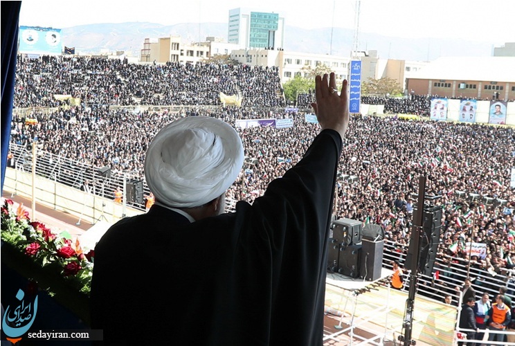 (تصاویر) روحانی در تبریز