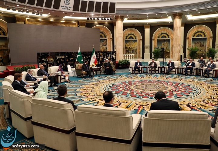 (تصاویر) دیدار روحانی با رئیس جمهور پاکستان در چین