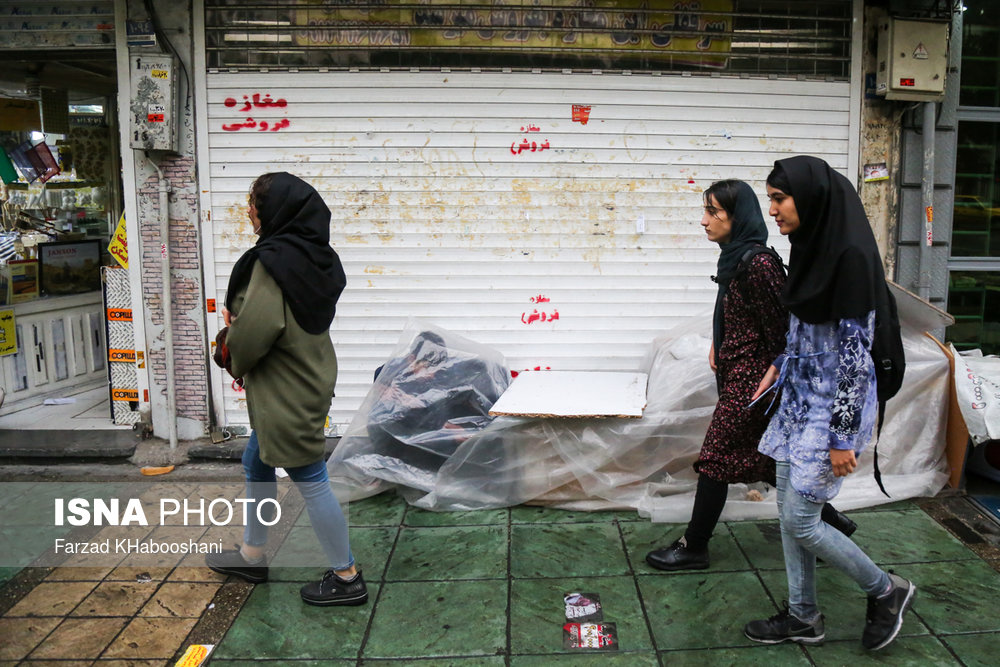 (تصاویر) خسارت طوفان در تهران
