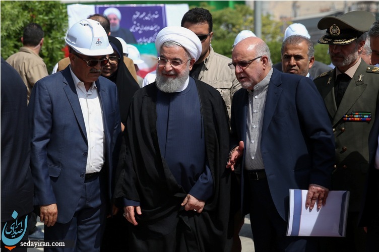 (تصویر) افتتاح 3 طرح پتروشیمی در عسلویه