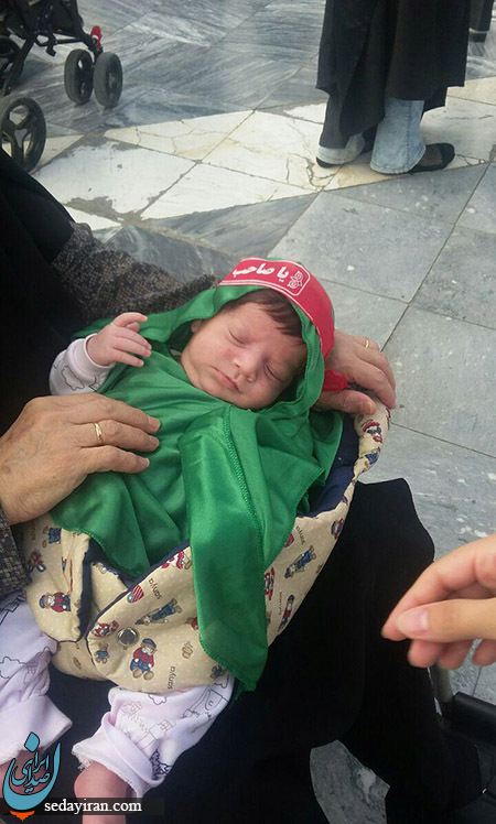 (تصاویر) مراسم شیرخوارگان حسینی در حرم رضوی