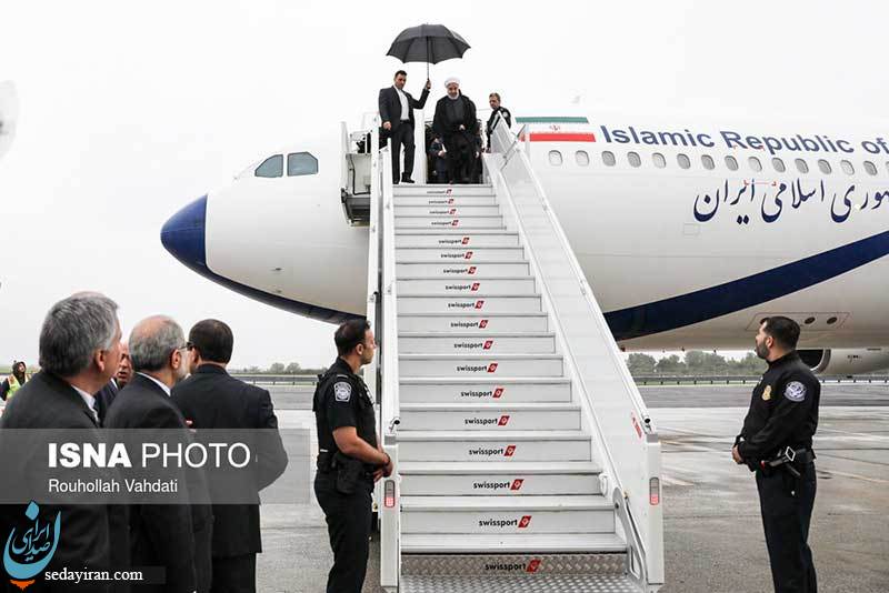 (تصاویر) سفر رییس جمهور به نیویورک