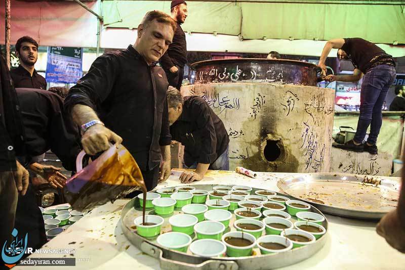 (تصاویر) پخش سمنوی نذری به مناسبت شهادت حضرت رقیه (س)