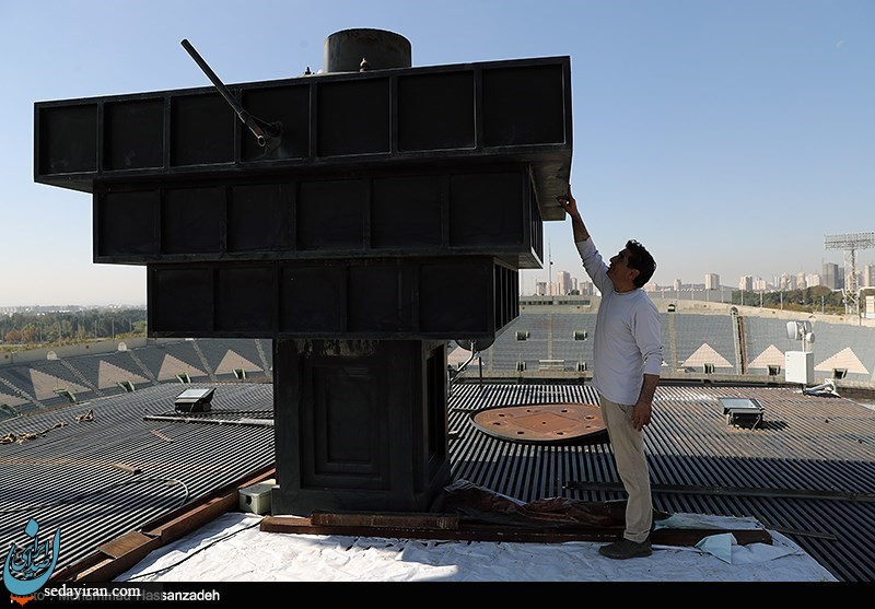(تصاویر) آماده سازی ورزشگاه آزادی برای فینال لیگ قهرمانان باشگاه های آسیا