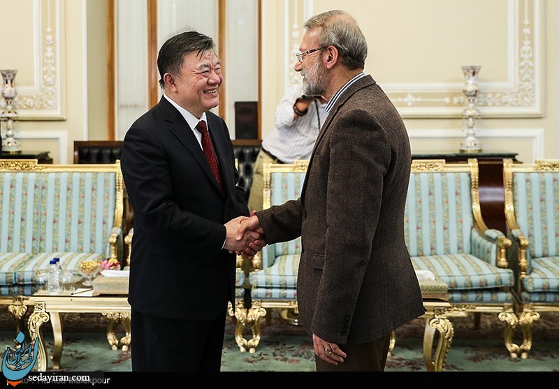 (تصاویر) دیدار نایب رئیس کنگره ملی چین با علی لاریجانی