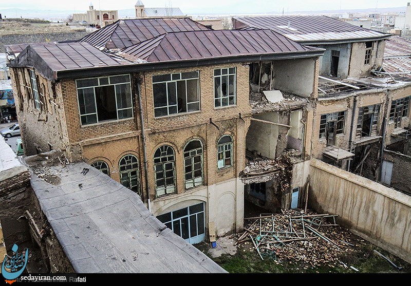 (تصاویر) عمارت تاریخی جنانی همدان در آستانه تخریب