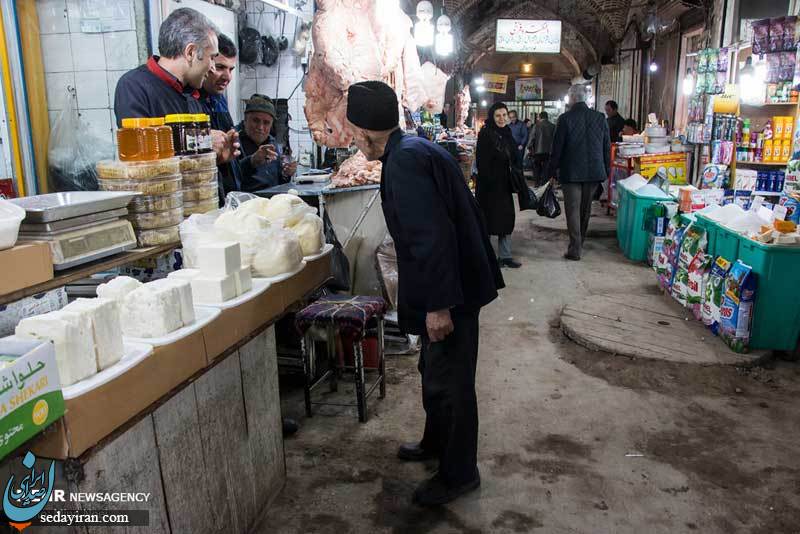 (تصاویر) رزق حلال پیرمرد چای فروش