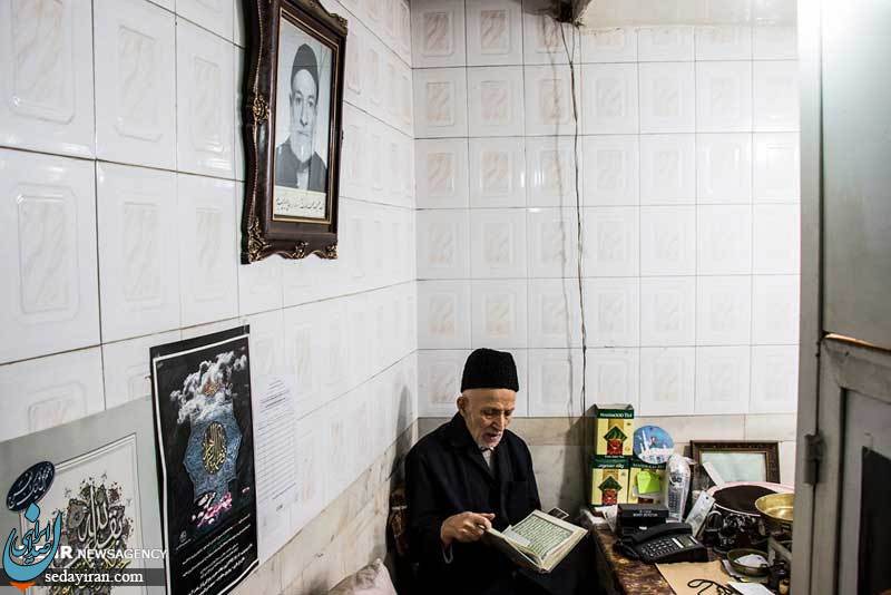 (تصاویر) رزق حلال پیرمرد چای فروش