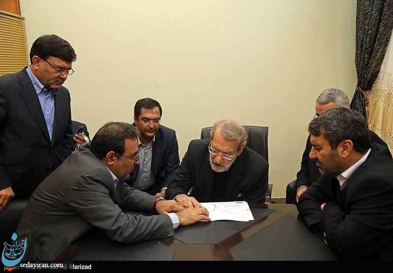 (تصاویر) بازدید رئیس مجلس شورای اسلامی از مناطق سیل زده لرستان