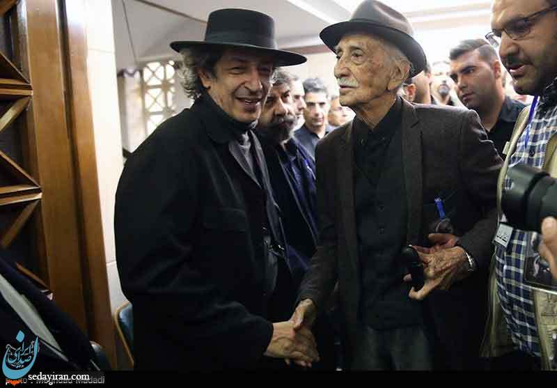 (تصاویر) مراسم ترحیم مرحوم جمشید مشایخی