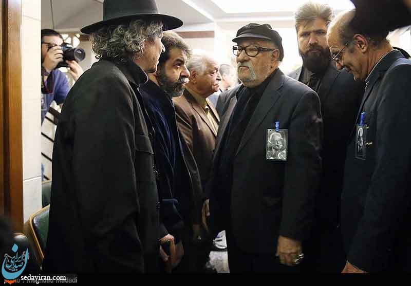 (تصاویر) مراسم ترحیم مرحوم جمشید مشایخی