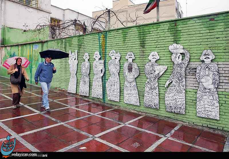 (تصاویر) باران بهاری در تهران
