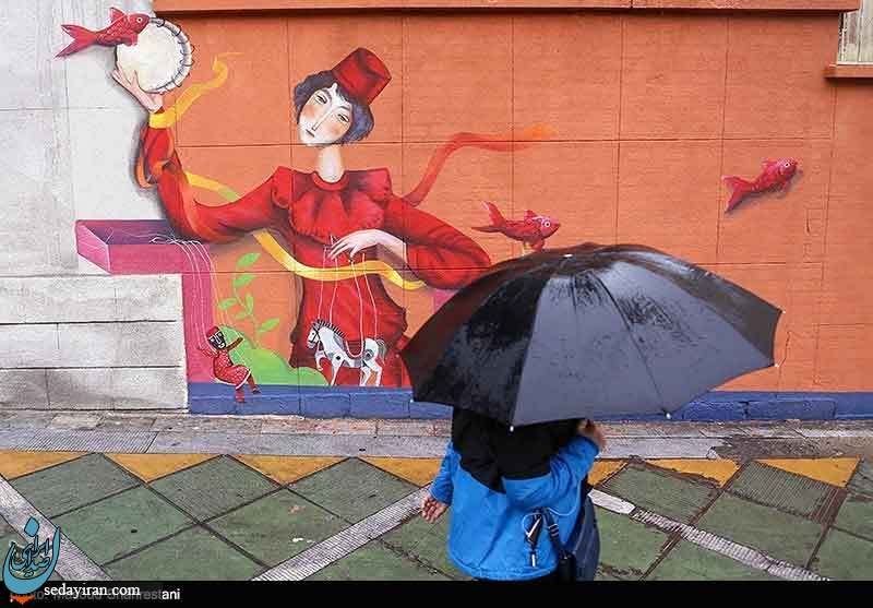(تصاویر) باران بهاری در تهران