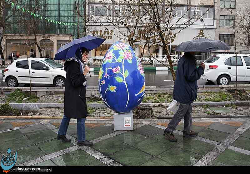 (تصاویر) باران بهاری در تهران