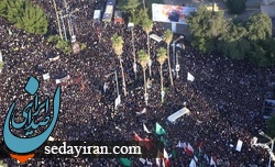 خوزستان به احترام سردار سپهبد قاسم سیلمانی ایستاد
