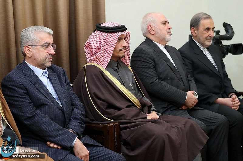 (تصاویر) دیدار امیر قطر با رهبر معظم انقلاب اسلامی